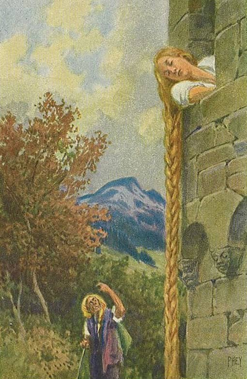 Rapunzel Märchen Original Geschichte Der Gebrüder Grimm